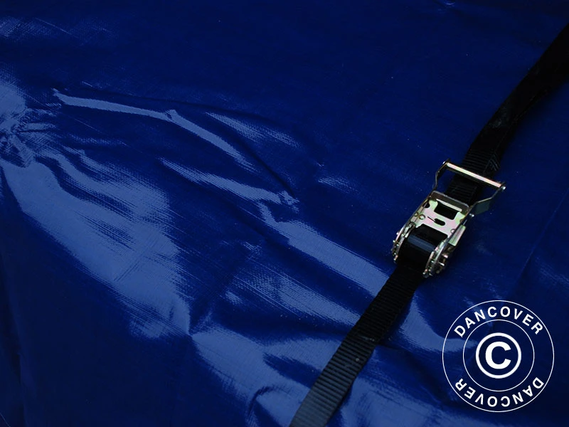 Bâche 6x8m, PE 250g/m², Bleu 14 Bâche 6x8m, PE 250g/m², Bleu – Image 14