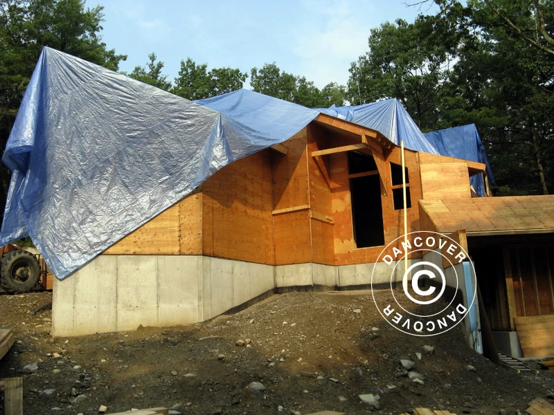 Bâche 6x8m, PE 250g/m², Bleu 16 Bâche 6x8m, PE 250g/m², Bleu – Image 16