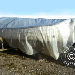 Bâche 8x10m, Maillage Renforcé PE 200g/m², Transparente -Promos Jardin Natif Magasin ta10420 4