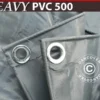 Bâche 3x3m, PVC 500 G/m², Gris