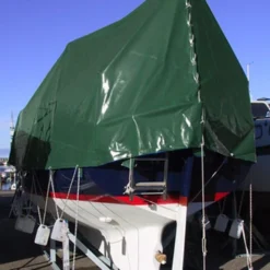 Bâche 6x14m, PVC 500g/m², Vert, Ignifugé 17 Bâche 6x14m, PVC 500g/m², Vert, Ignifugé -Promos Jardin Natif Magasin ta18248 071