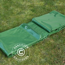 Bâche 10x12m, PVC 600g/m², Vert, Ignifugé -Promos Jardin Natif Magasin ta18255 02