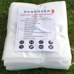 Bâche 8x14m, PE 250g/m², Translucide -Promos Jardin Natif Magasin ta22540 04