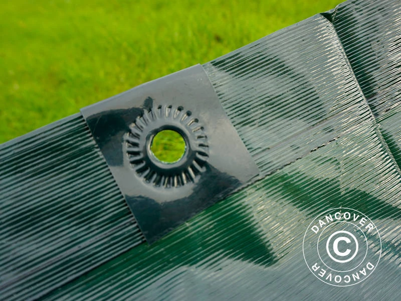 Bâche 6x10m, PE 90g/m², Renforcé, Vert Foncé 6 Bâche 6x10m, PE 90g/m², Renforcé, Vert Foncé – Image 6