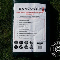Bâche 8x12m, PE 90g/m², Renforcé, Vert Foncé -Promos Jardin Natif Magasin ta22740 09