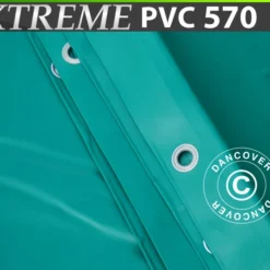 Bâche 5x6m, PVC 570g/m², Verte