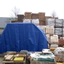 Bâche 5x6m, PVC 570g/m², Bleu -Promos Jardin Natif Magasin ta50030 2