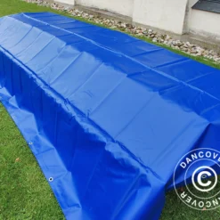 Bâche 4x6m, PVC 570g/m², Bleu -Promos Jardin Natif Magasin ta50051 07