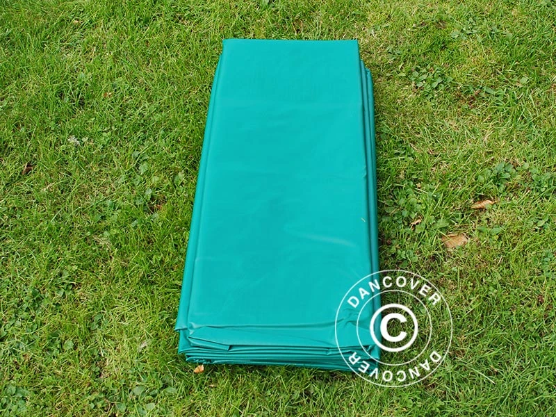 Bâche 8x10m, PVC 570g/m², Verte 2 Bâche 8x10m, PVC 570g/m², Verte – Image 2