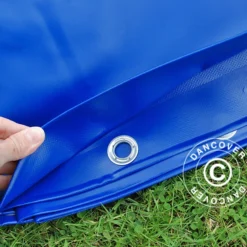 Bâche 10x12m, PVC 570g/m², Bleu -Promos Jardin Natif Magasin ta50615 06
