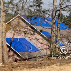 Bâche 10x12m, PVC 570g/m², Bleu -Promos Jardin Natif Magasin ta50615 4