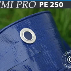 Bâche 10x15m, PE 250g/m², Bleu