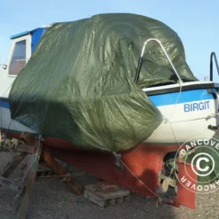 Bâche 12x15m, PE 65g/m², Verte -Promos Jardin Natif Magasin ta73020 3