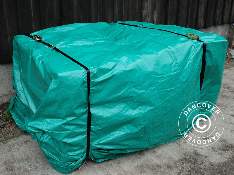 Bâche 8x12m, PE 65g/m², Verte 6 Bâche 8x12m, PE 65g/m², Verte – Image 6