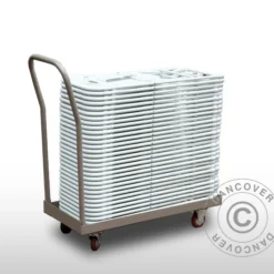 Chariot Pour Chaises, Gris