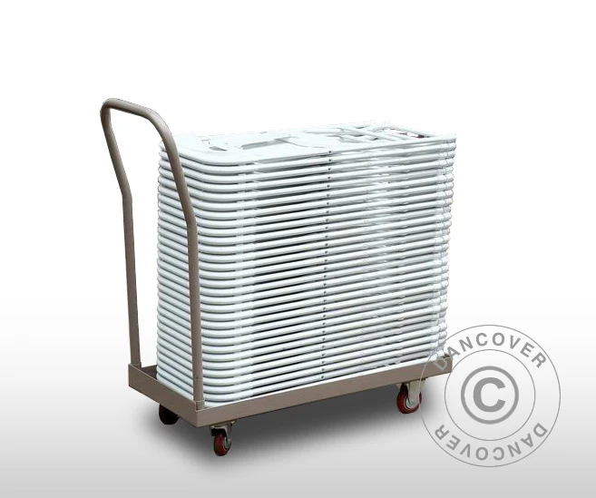 Chariot Pour Chaises, Gris 1 Chariot Pour Chaises, Gris