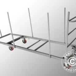 Chariot Pour Tables, Extensible, Gris 8 Chariot Pour Tables, Extensible, Gris -Promos Jardin Natif Magasin tc30410 02