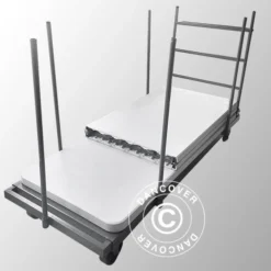 Chariot Pour Tables, Extensible, Gris 11 Chariot Pour Tables, Extensible, Gris -Promos Jardin Natif Magasin tc30410 12