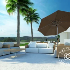 Parasol Lyon, Ø3m, Taupe -Promos Jardin Natif Magasin um112111 01