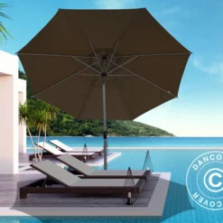 Parasol Lyon, Ø3m, Taupe -Promos Jardin Natif Magasin um112111 02