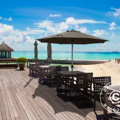 Parasol Lyon, Ø3m, Taupe -Promos Jardin Natif Magasin um112111 03