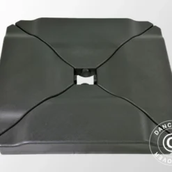 Lest En Plastique Pour Parasol, 0,76x0,76x0,10m, Noir