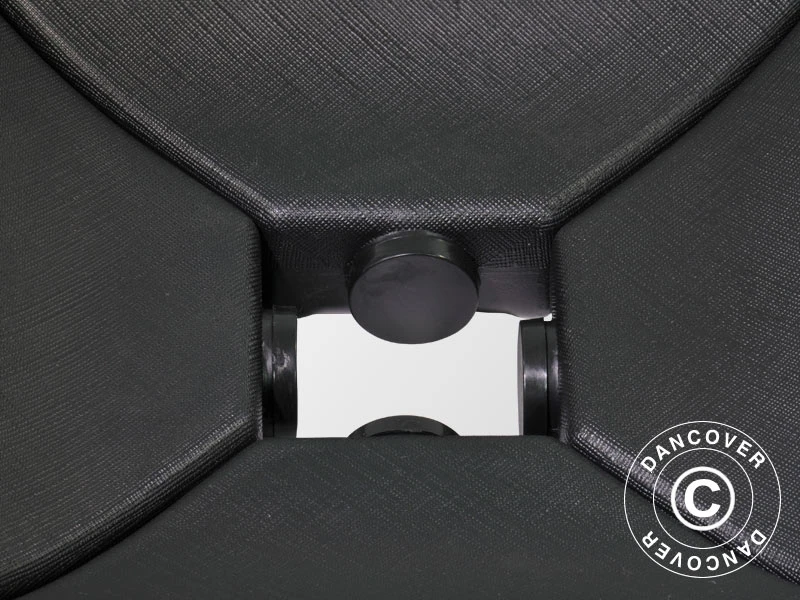 Lest En Plastique Pour Parasol, 0,76x0,76x0,10m, Noir 2 Lest En Plastique Pour Parasol, 0,76x0,76x0,10m, Noir – Image 2