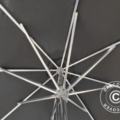 Parasol Bermuda, Ø3m, Noir -Promos Jardin Natif Magasin um75325 03