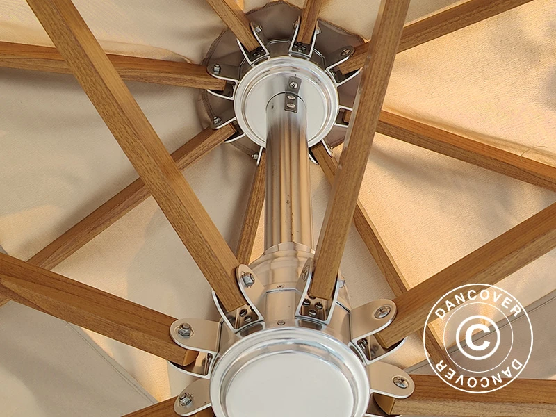 Parasol En Porte à Faux Havana, 3,5x3,5m, Sable 9 Parasol En Porte à Faux Havana, 3,5x3,5m, Sable – Image 9