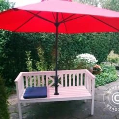 Pied De Parasol Pour Terrasse En Bois, Argenté -Promos Jardin Natif Magasin um78000 06