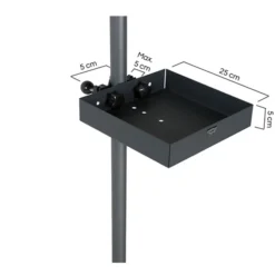 Table De Parasol, 25x25cm, Noir, 1 Pc. 11 Table De Parasol, 25x25cm, Noir, 1 Pc. -Promos Jardin Natif Magasin um78020 09