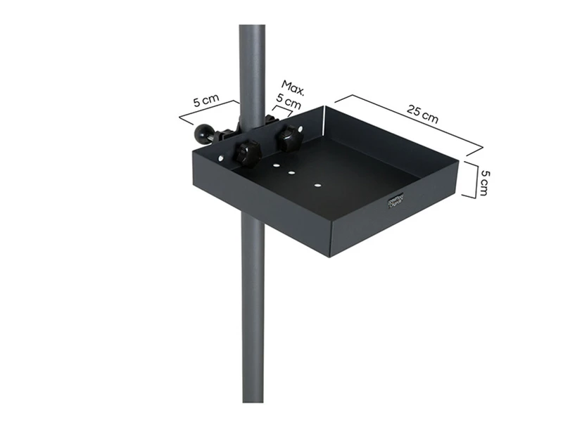 Table De Parasol, 25x25cm, Noir, 1 Pc. 6 Table De Parasol, 25x25cm, Noir, 1 Pc. – Image 6