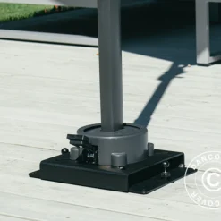 Base De Parasol Sur Pied Pour Terrasse En Bois, 25x25cm, Noir 9 Base De Parasol Sur Pied Pour Terrasse En Bois, 25x25cm, Noir -Promos Jardin Natif Magasin um78050 03