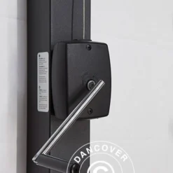 Parasol Déporté Napoli Braccio Avec Cantonnière, 3x4m, Écru -Promos Jardin Natif Magasin um87002 03