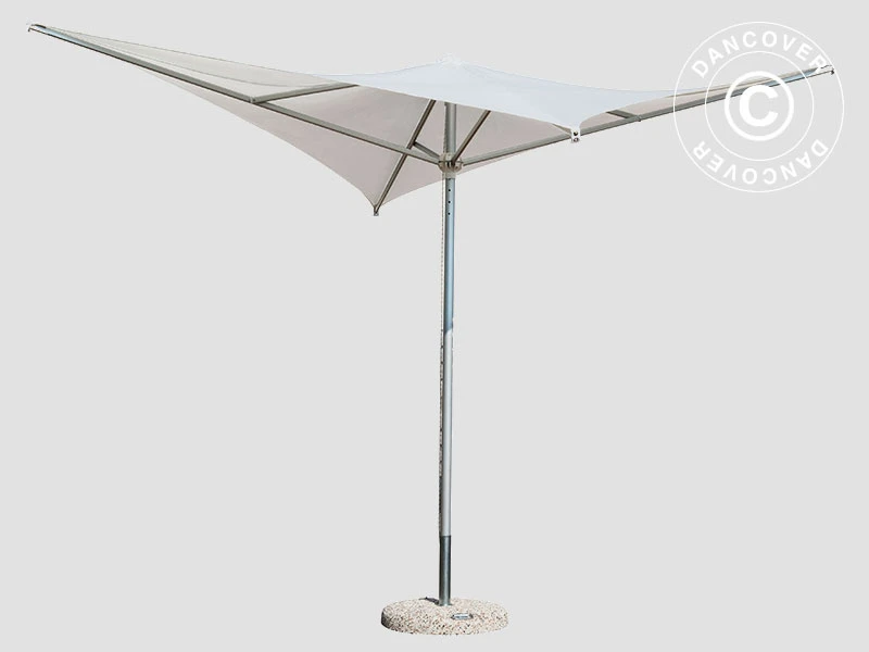 Parasol Vela, 2x2m, Gris Taupe 3 Parasol Vela, 2x2m, Gris Taupe – Image 3