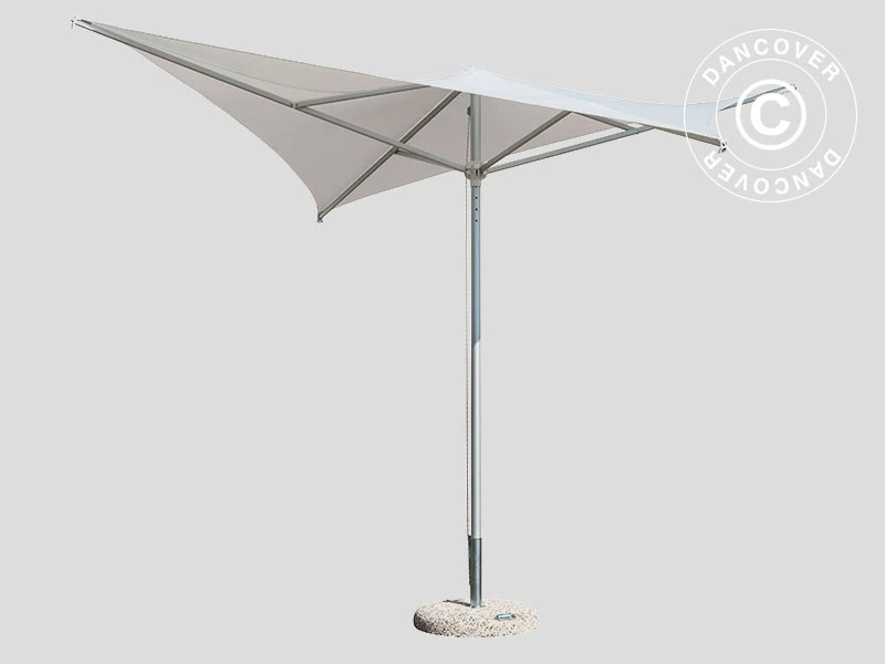 Parasol Vela, 2x2m, Gris Taupe 4 Parasol Vela, 2x2m, Gris Taupe – Image 4