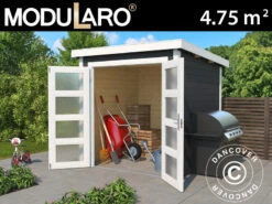 Abri En Bois Torrent 2x2,5x2,11m, 28mm, Gris Foncé