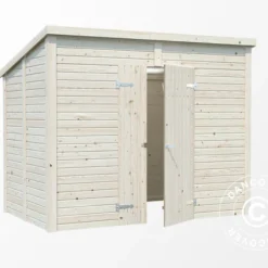 Abri En Bois, 2,73x1,7x2,3m, 4,5m², Naturel -Promos Jardin Natif Magasin wc192010 01