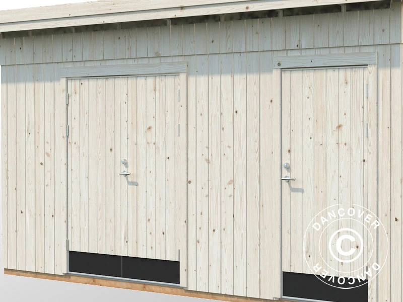 Abri En Bois, 4,52x3,3x2,59m, 13,5m², Naturel 4 Abri En Bois, 4,52x3,3x2,59m, 13,5m², Naturel – Image 4