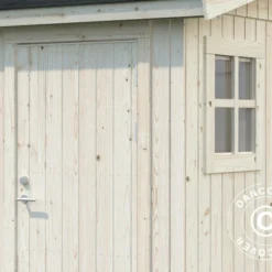 Abri En Bois, 3,44x2,21x2,47m, 6,6m², Naturel -Promos Jardin Natif Magasin wc192060 02