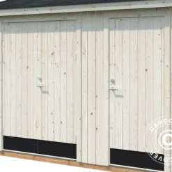 Abri En Bois, 3,44x2,21x2,47m, 6,6m², Naturel -Promos Jardin Natif Magasin wc192060 021