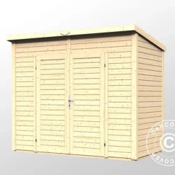Abri En Bois, Bertilo Timmo 2, 2,44x1,21x2,11m -Promos Jardin Natif Magasin wc201140 03
