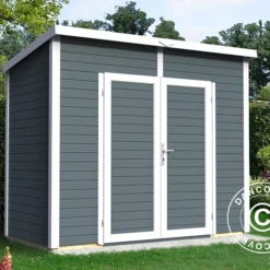 Abri En Bois, Bertilo Timmo 2, 2,44x1,21x2,11m, Anthracite 13 Abri En Bois, Bertilo Timmo 2, 2,44x1,21x2,11m, Anthracite -Promos Jardin Natif Magasin wc201141 03