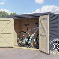 Abri à Vélo, Bertilo Box Bike, 2,07x1,03x1,43m, Anthracite