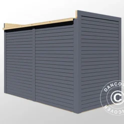 Abri à Vélo, Bertilo Box Bike, 2,07x1,03x1,43m, Anthracite -Promos Jardin Natif Magasin wc201181 012