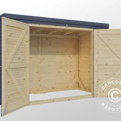 Abri à Vélo, Bertilo Box Bike, 2,07x1,03x1,43m, Anthracite -Promos Jardin Natif Magasin wc201181 014