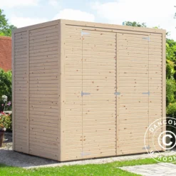 Nouvelles versions 14 Abri En Bois, Bertilo Cubico 2, 2,07x1,57x2,08m, Naturel