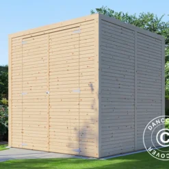Nouvelles versions 16 Abri En Bois, Bertilo Cubico 3, 2,07x2,02x2,08m, Naturel