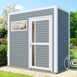 Abri En Bois, Bertilo Cubus 1, 2,34x1,15x2,32m, Gris