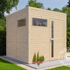 Abri En Bois, Bertilo Cubus 2, 2,26x2,34x2,32m, Naturel